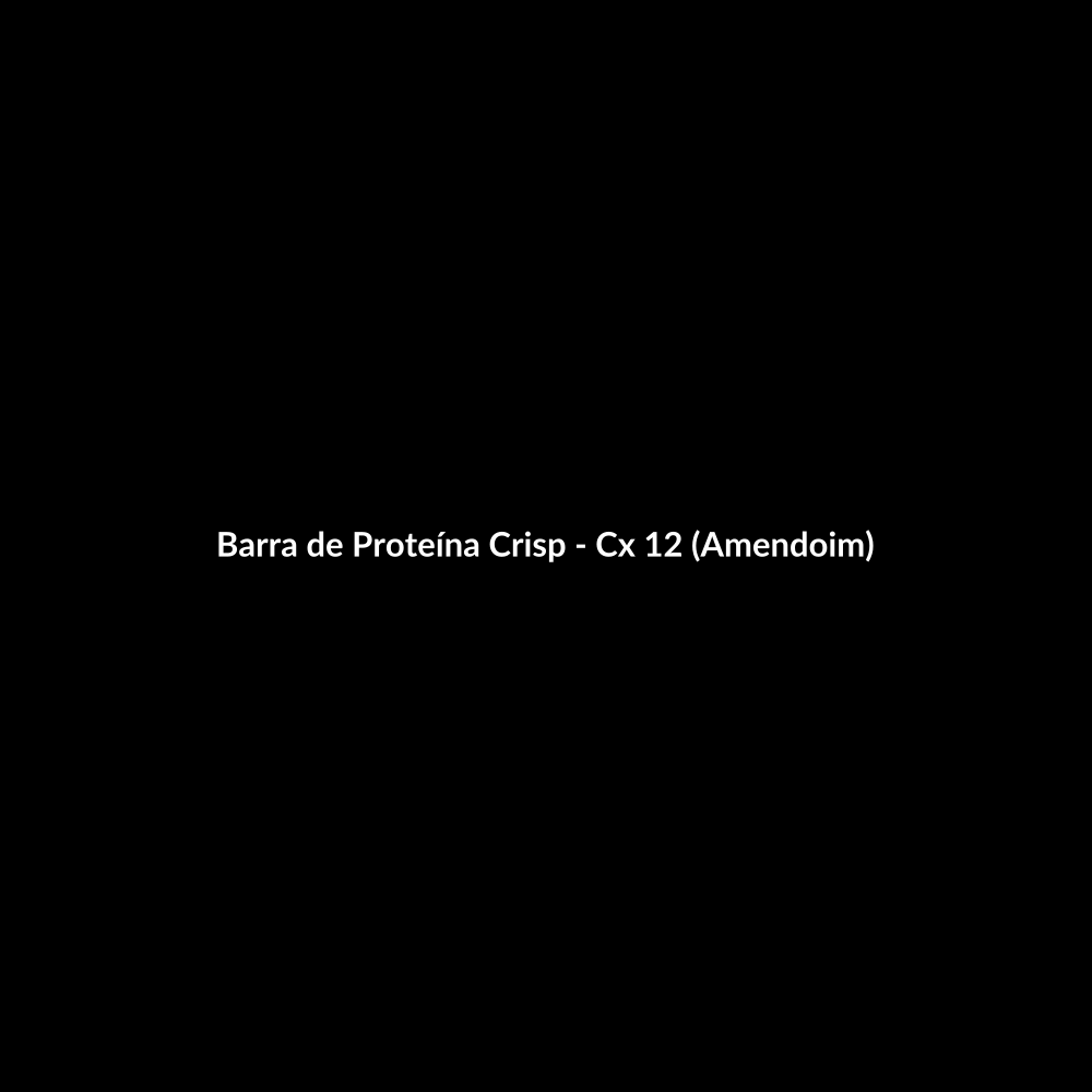 Barra de Proteína Crisp - Cx 12 (Amendoim)