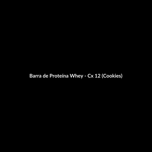 Barra de Proteína Whey - Cx 12 (Cookies)