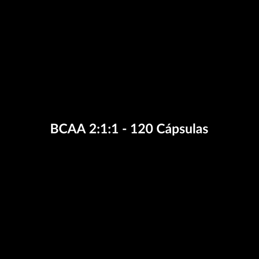 BCAA 2:1:1 - 120 Cápsulas